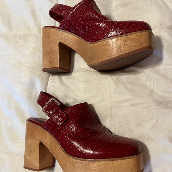 Charlotte Stone size 9 Bonnie in red crocodile leather - Picture 10 of 11